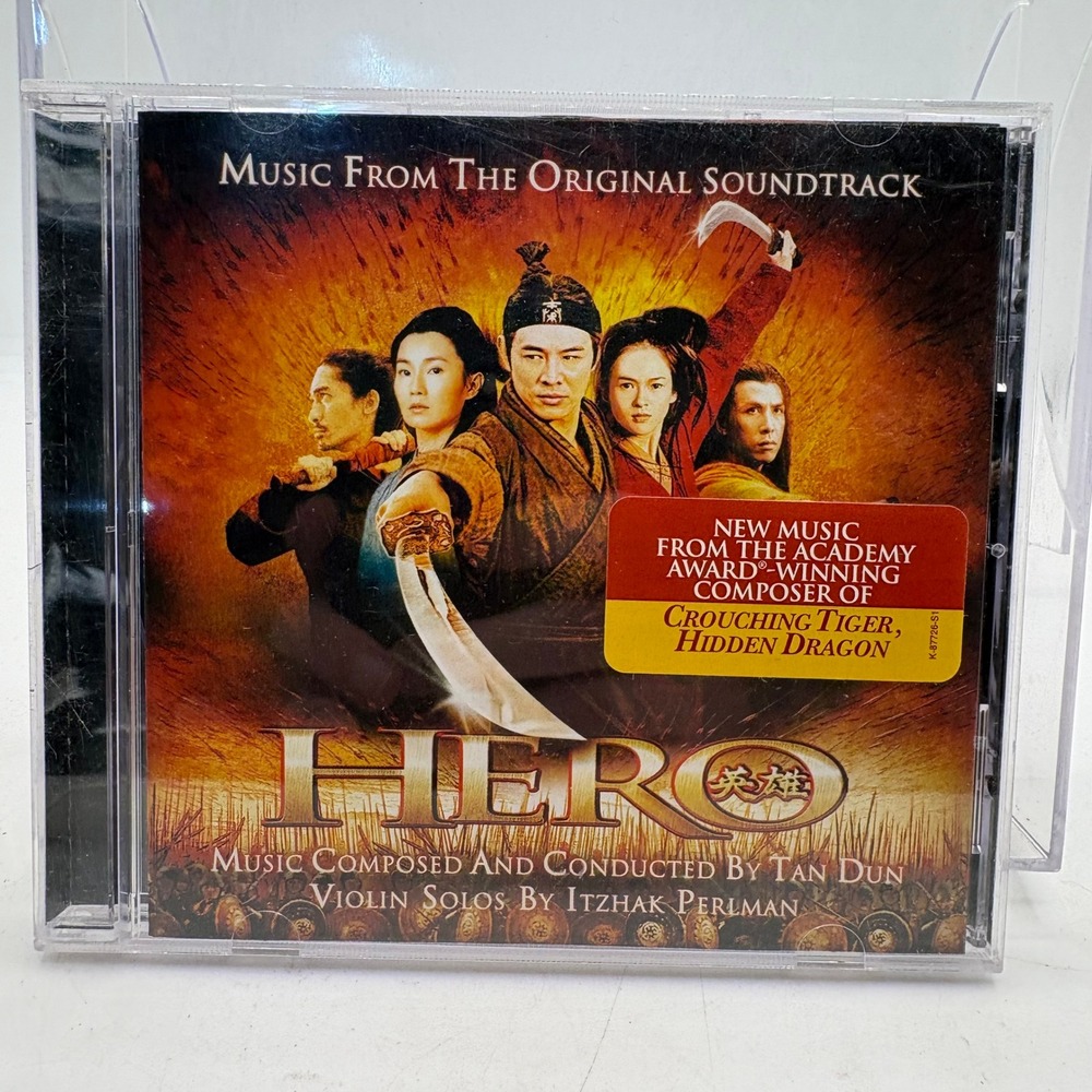 Hero Original Soundtrack CD Tan Dun Itzhak Perlman Sony Classical SK 87726 2004